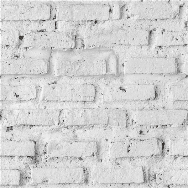 2021 New Design PVC Wallpaper Modern 3D White Bricks Design