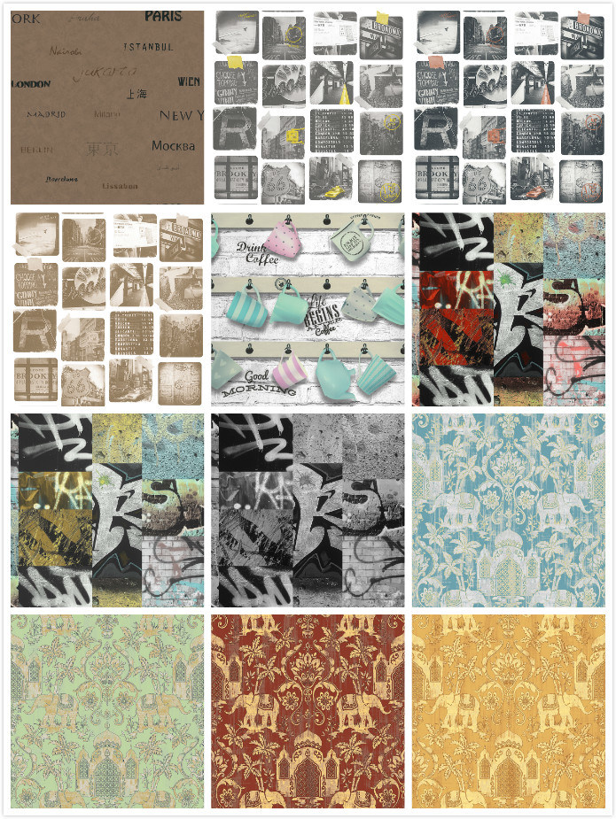 PVC 3D Wall Paper Vinyl Wallpaper for Home Decoration