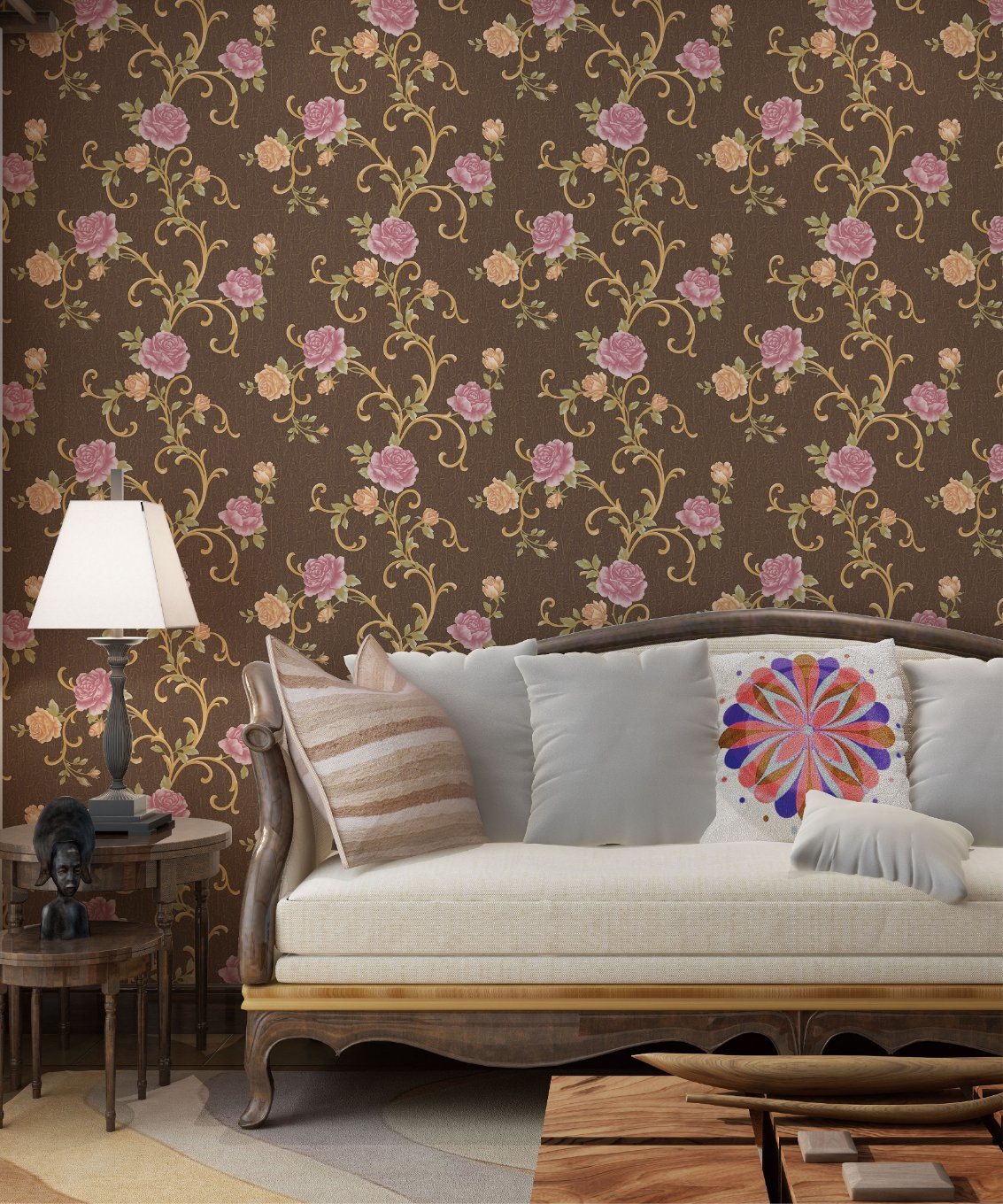 High Quality Luxury Wall Paper 106 PVC Wallpaper