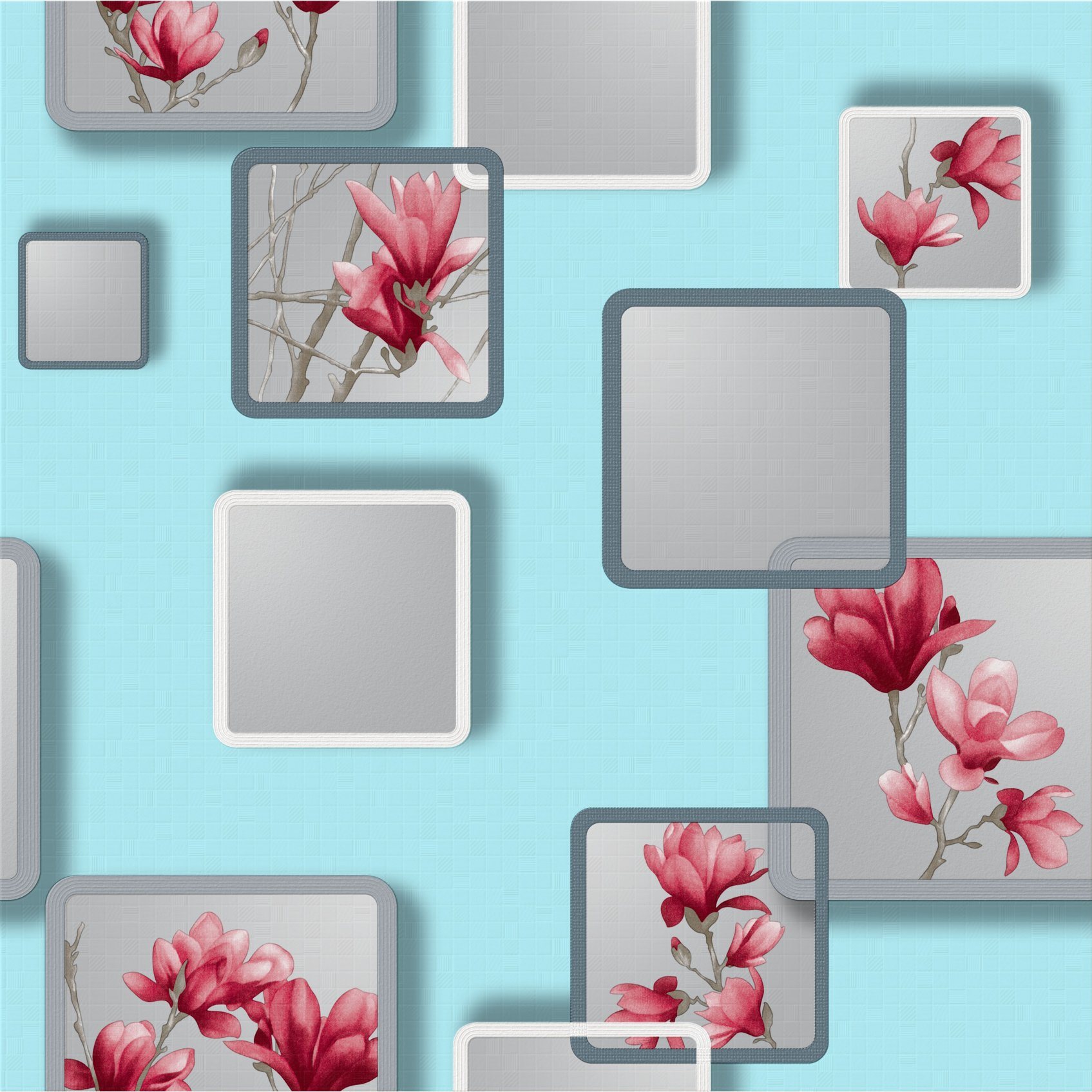 Waterproof Wallpaper Vinyl PVC 3D Wall Paper for Home Decor