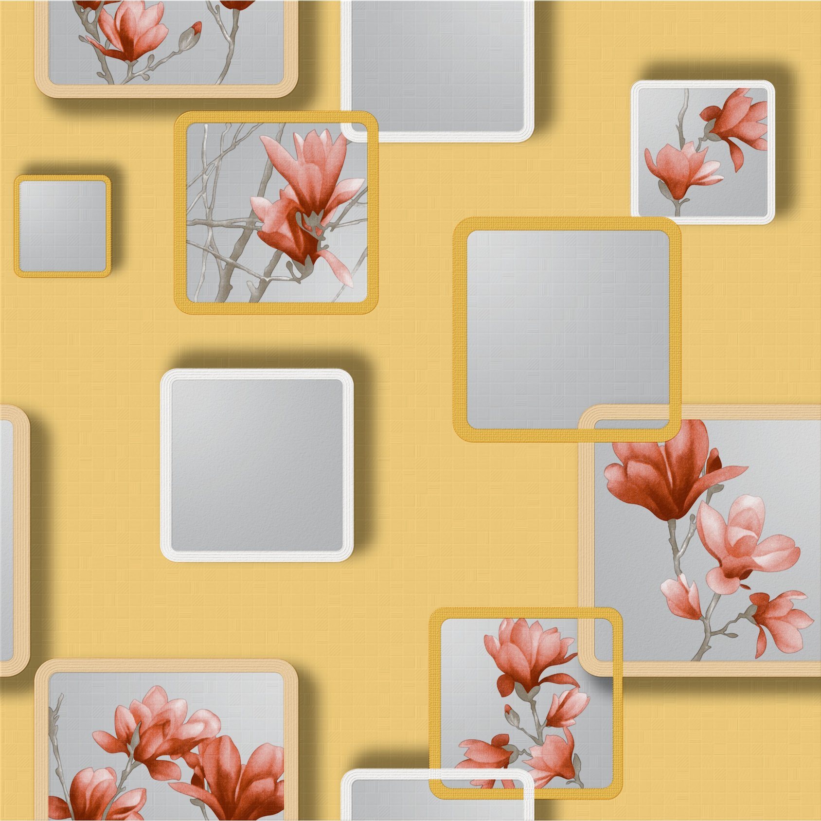 Waterproof Wallpaper Vinyl PVC 3D Wall Paper for Home Decor