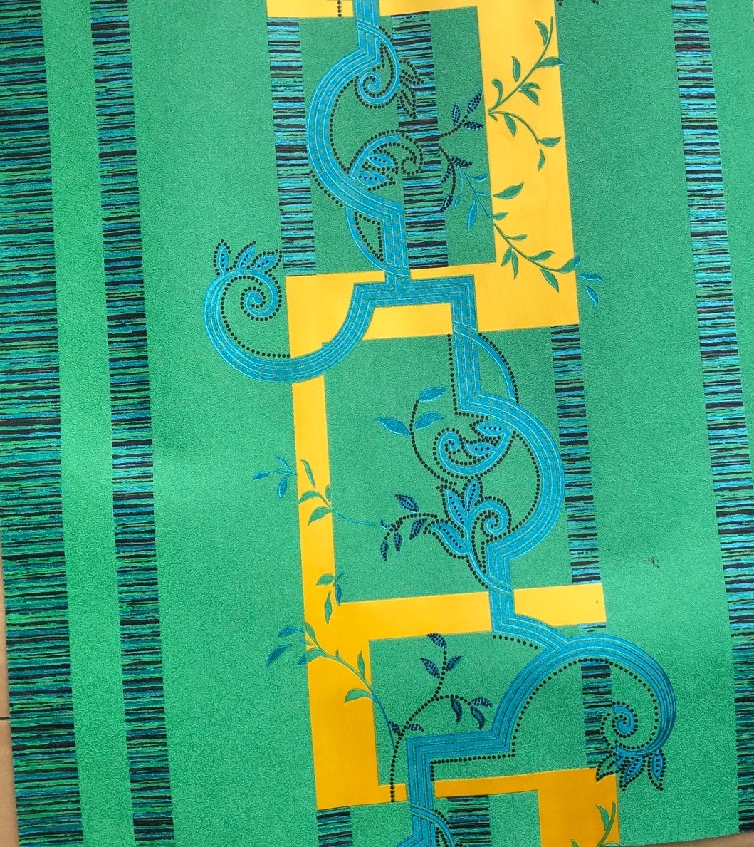 3D Vinyl Wall Paper Factory Price PVC Waterproof Luxury Modern Wallpaper for Living Room