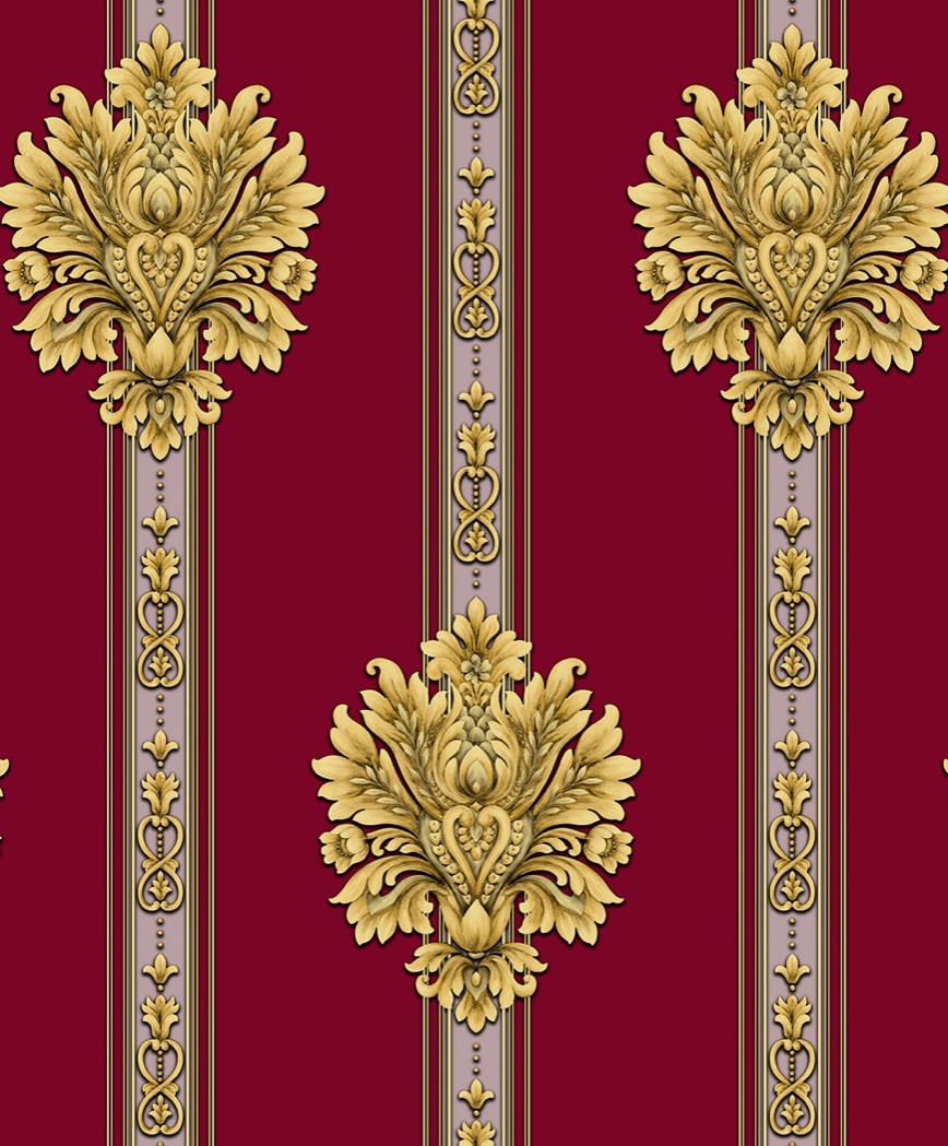 Luxury PVC Wall Paper Modern 3D Design Vinyl Waterproof Wallpaper for Home Decoration