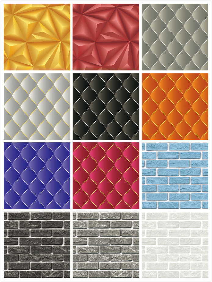 Modern 3D Wallpaper High Quality PVC Vinyl Wall Paper