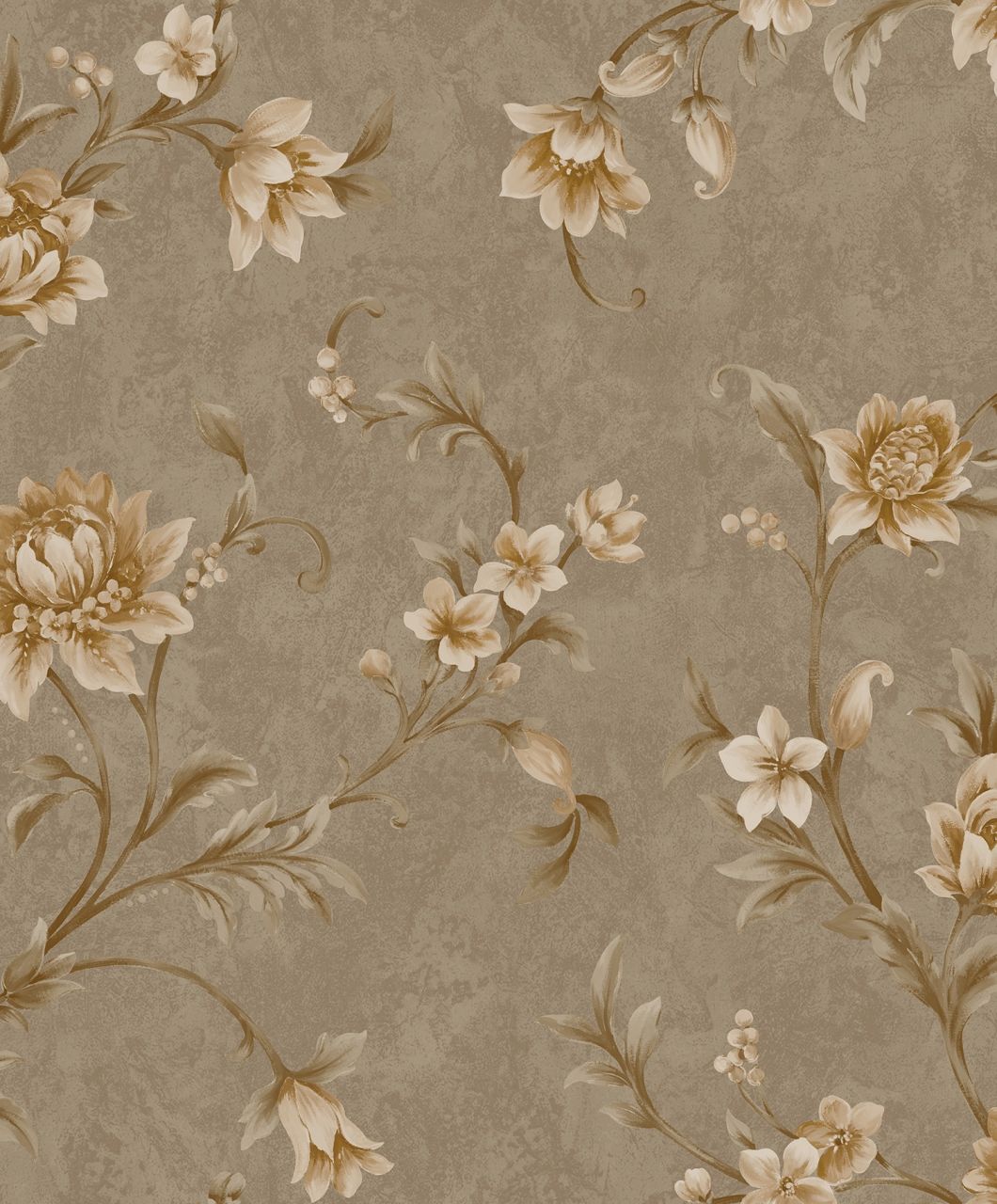 1.06 PVC Flower Design High Quality PVC Wallpaper Home Decoration