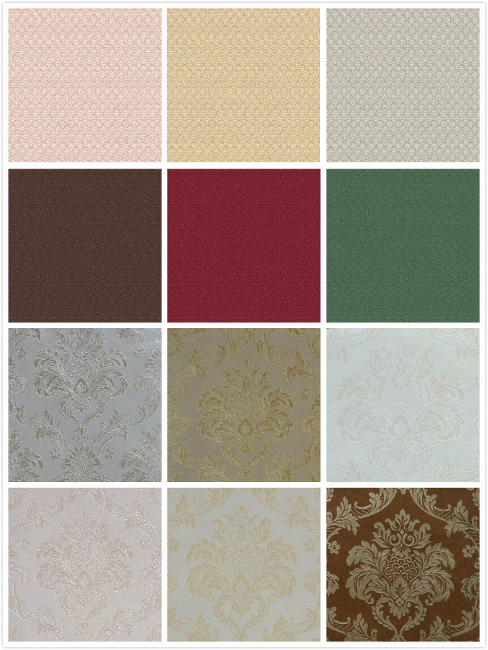 Vinyl Wallpaper Luxury Wall Paper for Home Decoration