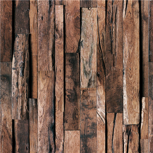 2021 New Design PVC Wallpaper Wooden Design