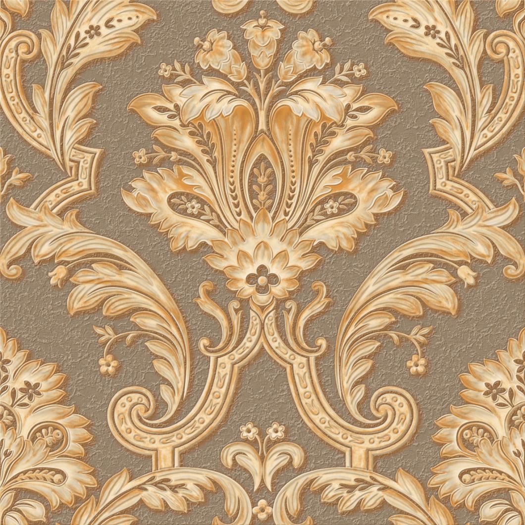 PVC Wallpaper High Quality Vinyl 3D Wall Paper for Home Decor