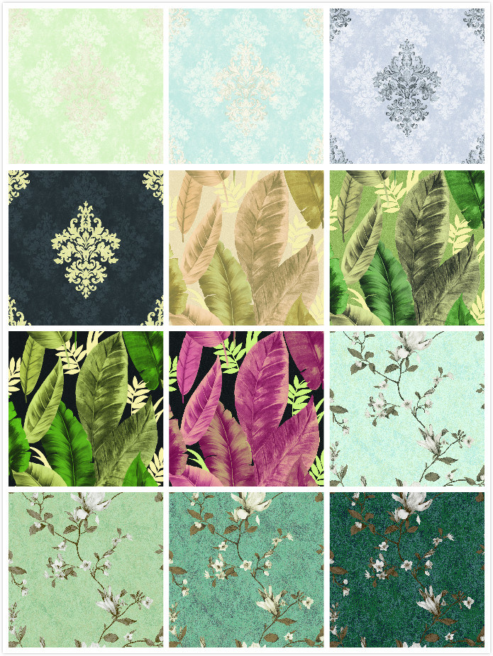 PVC Wallpaper High Quality Waterproof Wall Paper for Living Room