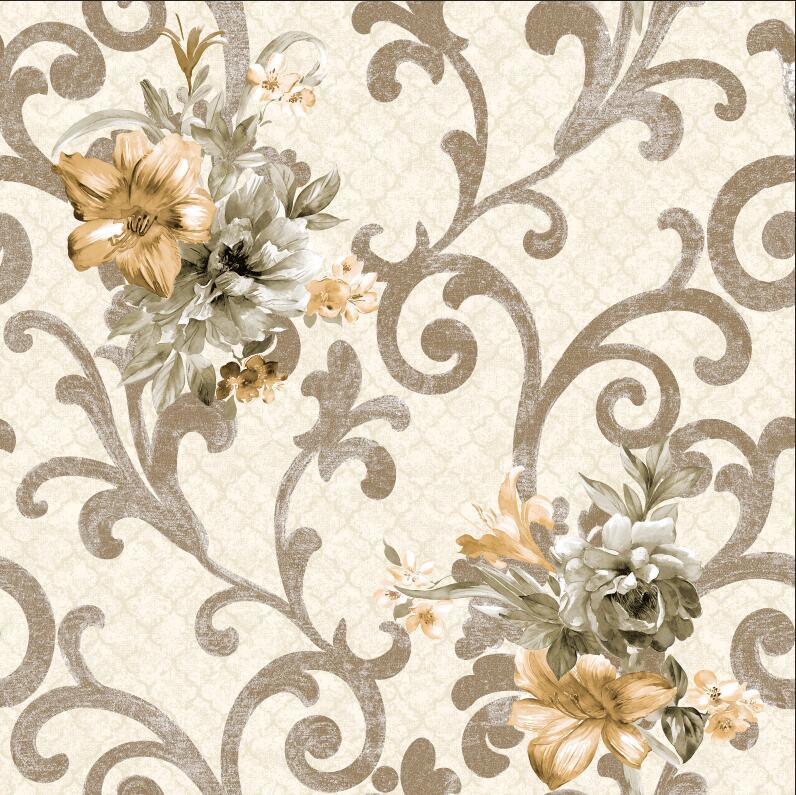 PVC Wallpaper Vinyl Luxury Wall Paper for Home Decor