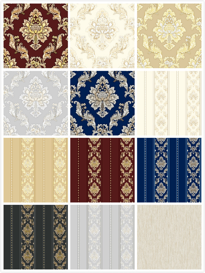 Luxury Wallpaper PVC Classic Wallpaper for Living Room