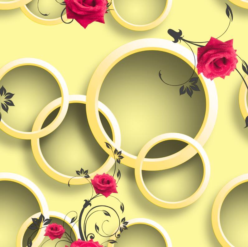 PVC Wallpaper Vinyl Modern 3D Wall Paper for Home Decor
