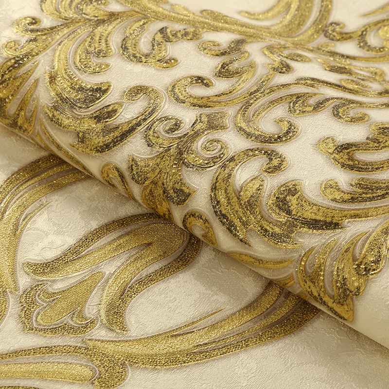 PVC Vinyl Wallpaper Waterproof Wall Paper Wall Covering for Living Room