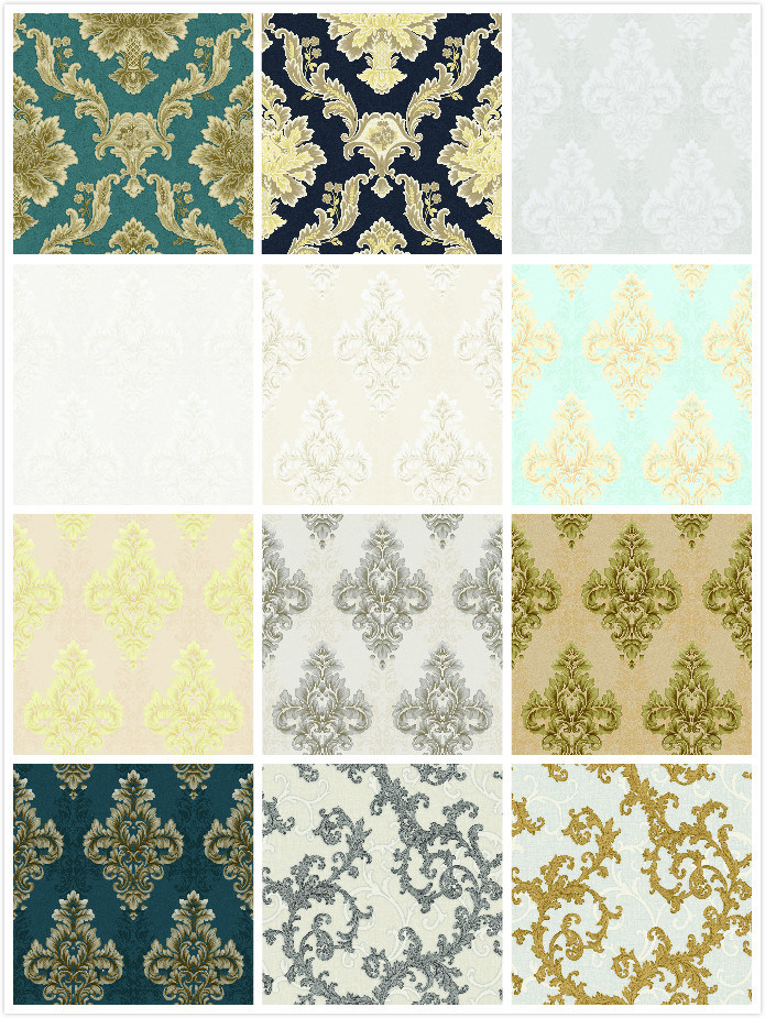 PVC Vinyl Wallpaper Hot Selling Wall Paper Luxury for Home Decoration