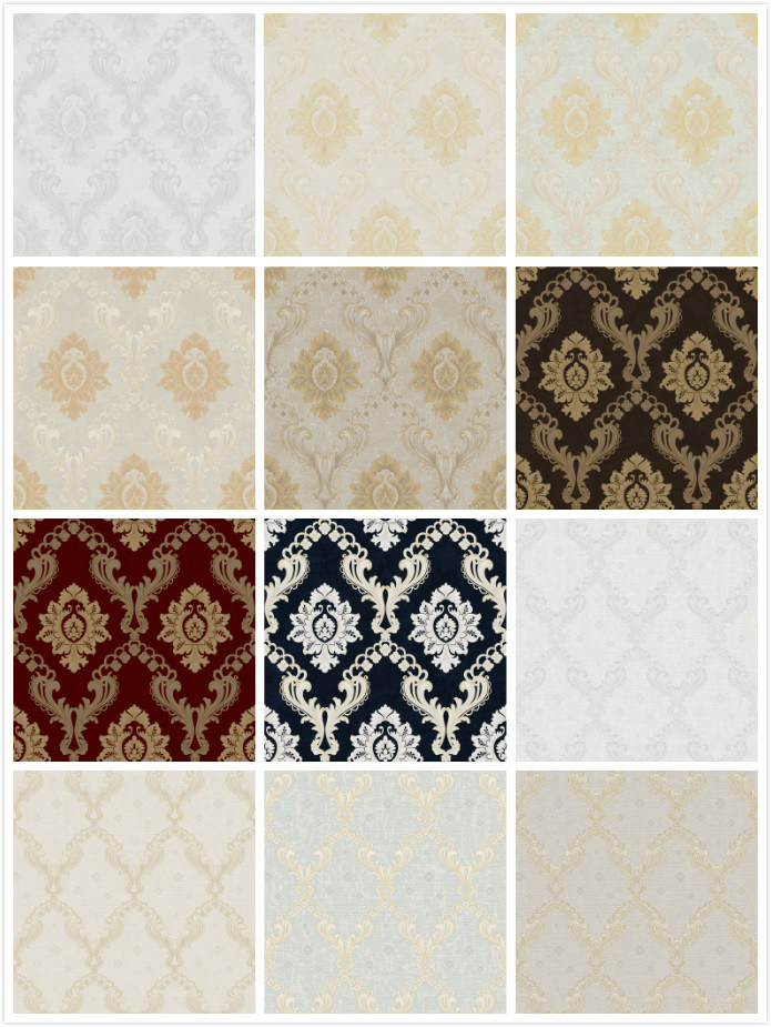 PVC Wallpaper Luxury Wall Paper for Home Decoration