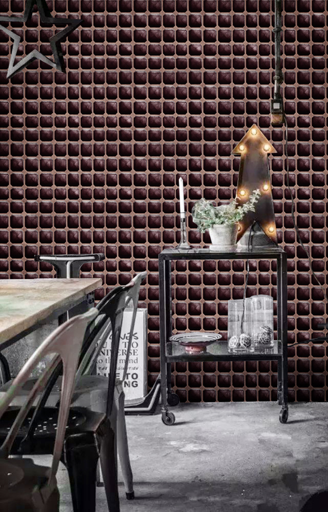New PVC High Quality Wallpaper Bricks Style