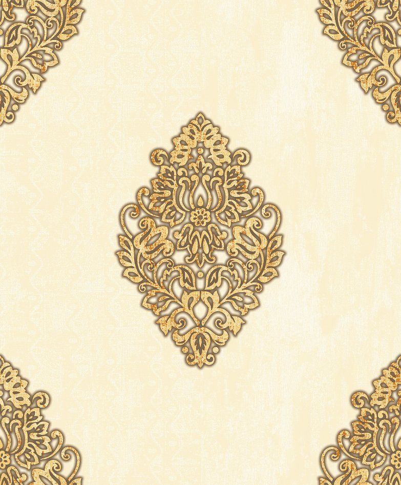 Factory Price PVC Wallpaper Luxury Damask Wall Paper for Home Decor