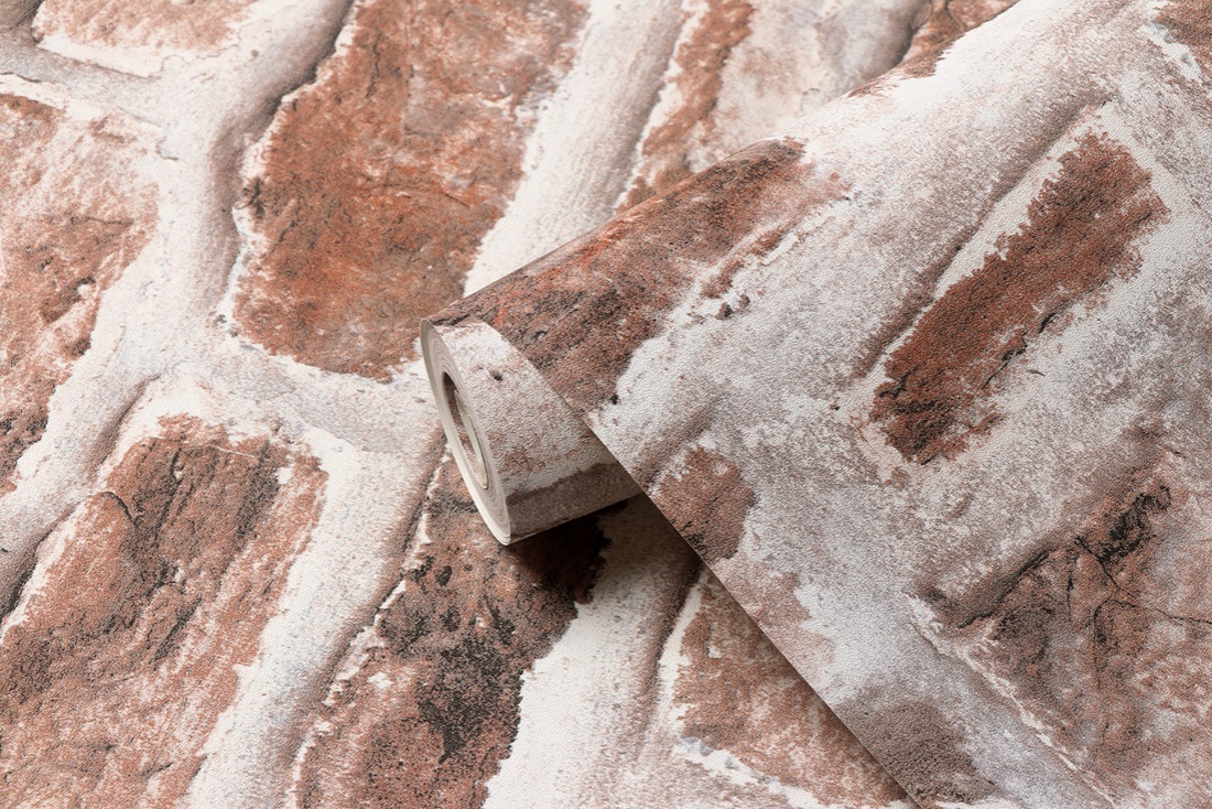 New PVC High Quality Wallpaper Modern Old Brick Style