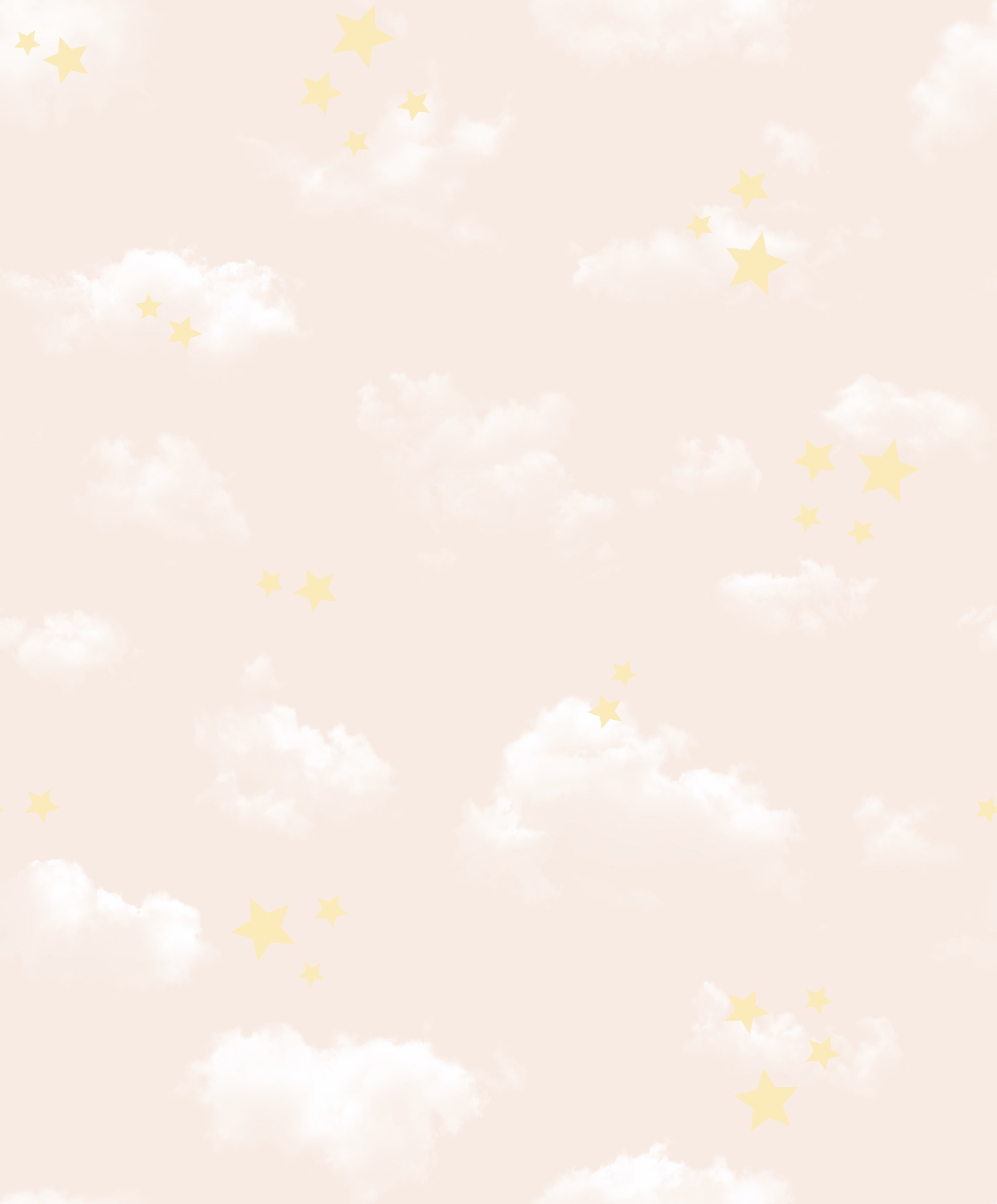 New PVC High Quality Wallpaper Kids Cloud Design