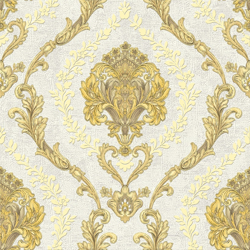 New PVC High Quality Wallpaper Deep Embossing Europe Design