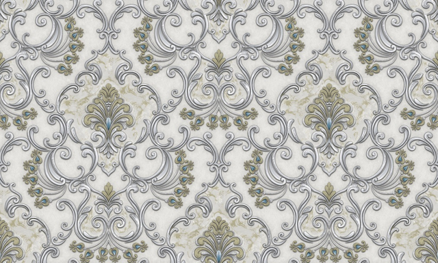 106 PVC Vinyl Wallpaper Luxury Wall Paper for Home Decoration