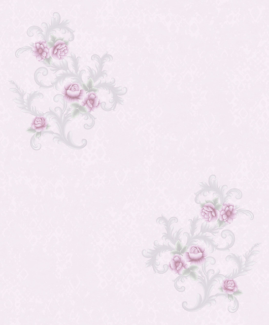New PVC High Quality Wallpaper Classic Flower Design