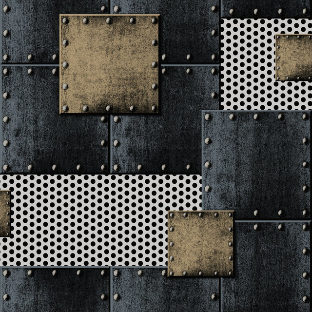 PVC Vinyl Wallpaper Modern 3D Wall Paper for Home Decor