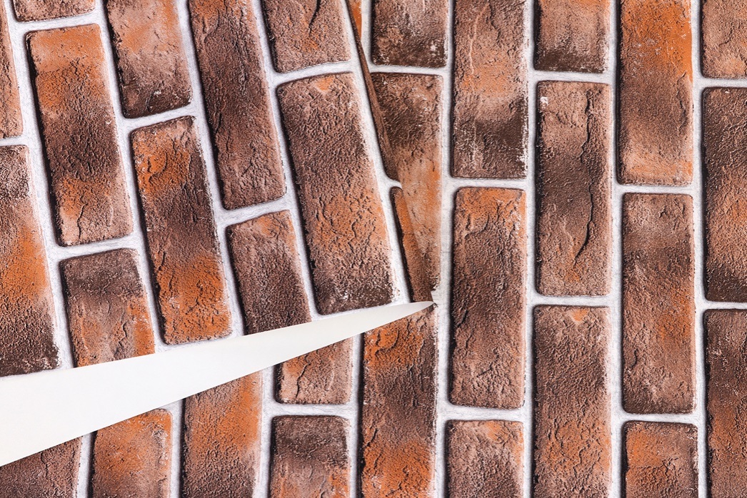 New PVC High Quality Wallpaper Modern Bricks Style