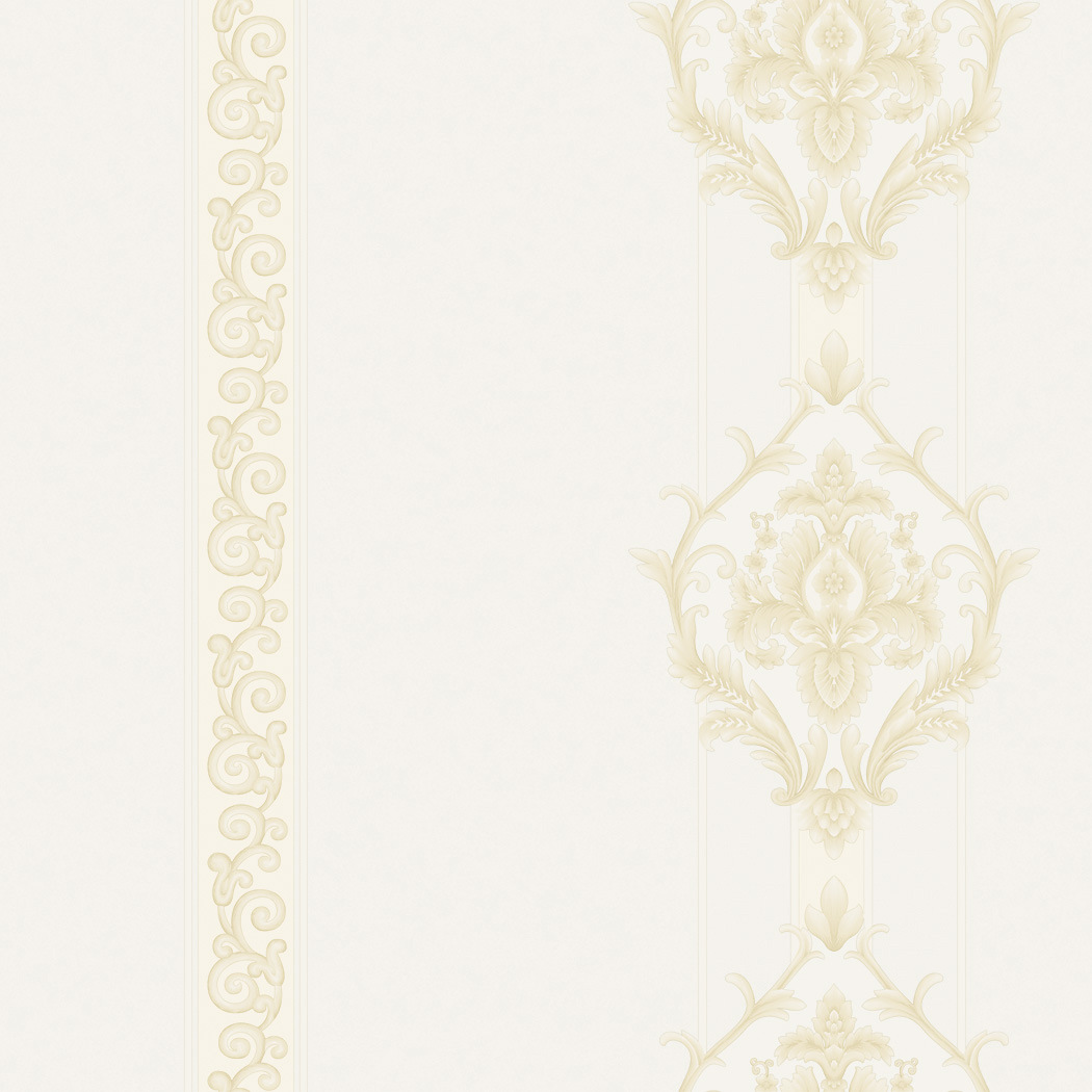 New PVC High Quality Wallpaper Damask Stripe Design