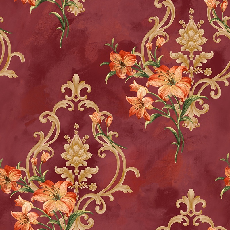 Factory Price PVC Wall Paper Vinyl Modern 3D Design Luxury Wallpaper for Living Room