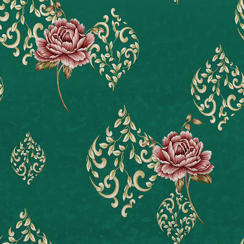 Factory Price PVC Wall Paper Waterproof Vinyl Modern Design Luxury Wallpaper for Home Decoration