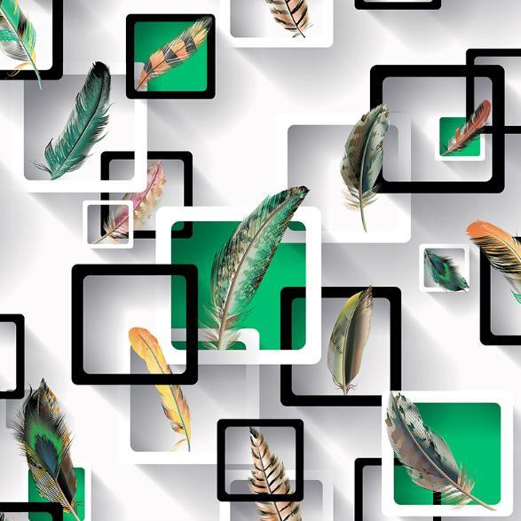 Factory Price PVC Wall Paper 3D Waterproof Vinyl Modern Design Luxury Wallpaper for Home Decoration