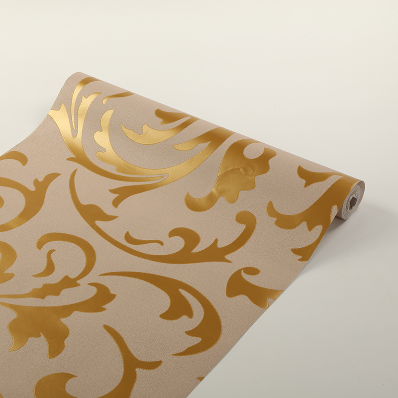 3D Modern Wallpaper Waterproof PVC Vinyl Wall Paper for Home Decoration