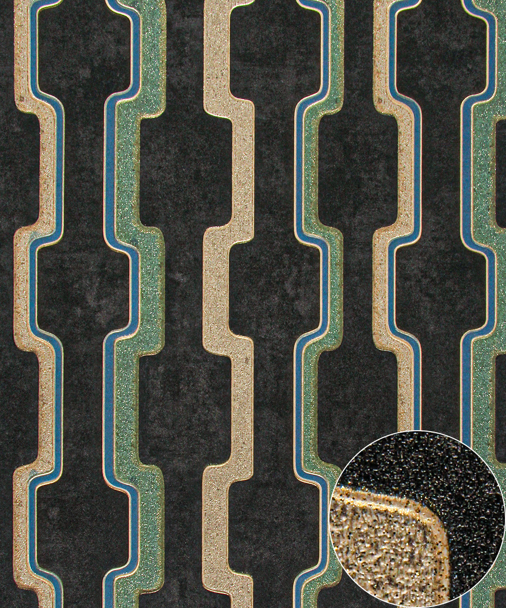 PVC Vinyl Wallpaper Modern 3D Design Waterproof Wallpaper for Living Room