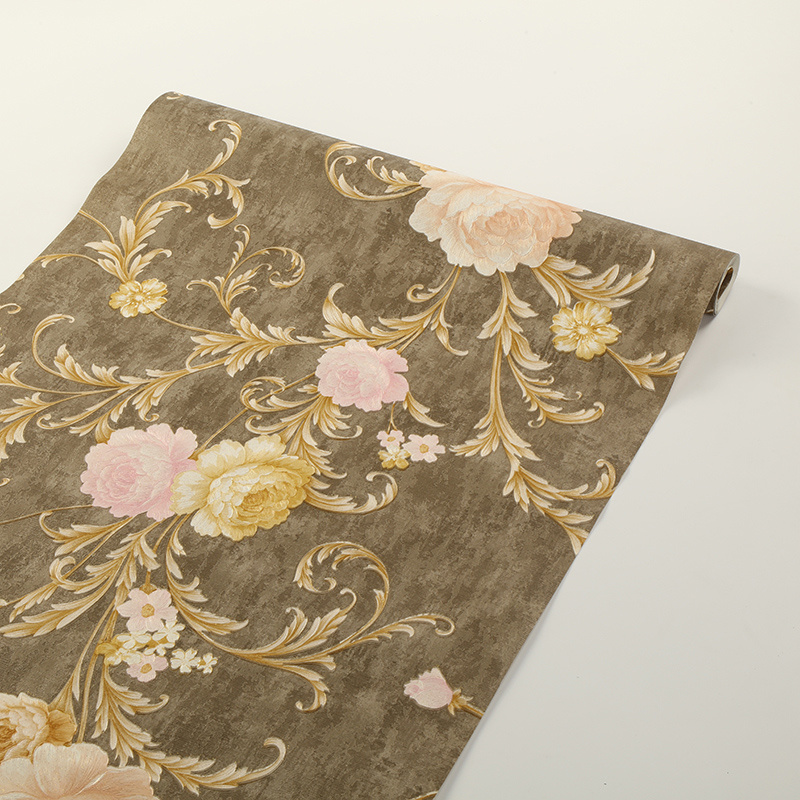 Vinyl PVC Wallpaper Classic Wall Paper Wall Covering for Home Decoration