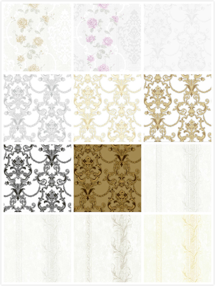 PVC Luxury Wallpaper Vinyl Wall Paper for Home Decoration