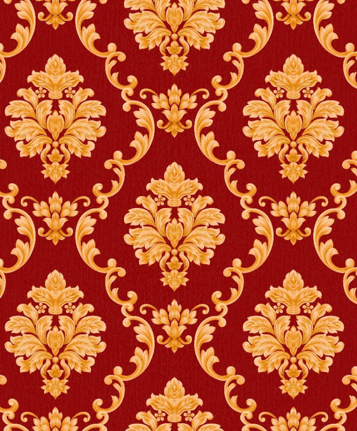 PVC Wallpaper Vinyl 3D Wallpaper Luxury Damask Wallpaper for Home Decor