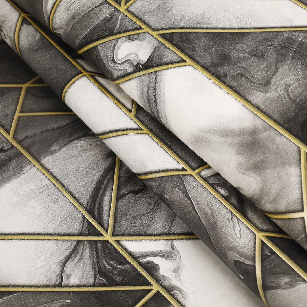 High Quality Gold Foil Wallpaper Hot Selling Non Woven for Home Decor