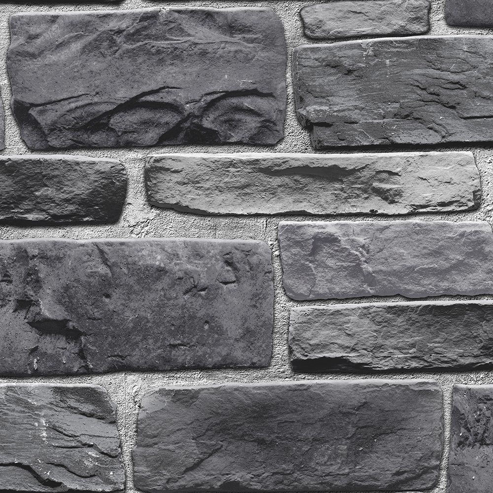 PVC Vinyl Wallpaper Modern Stone 3D Wall Paper