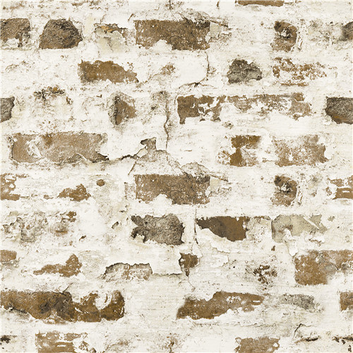 2021 New Design PVC Wallpaper Modern Design White Brick Design