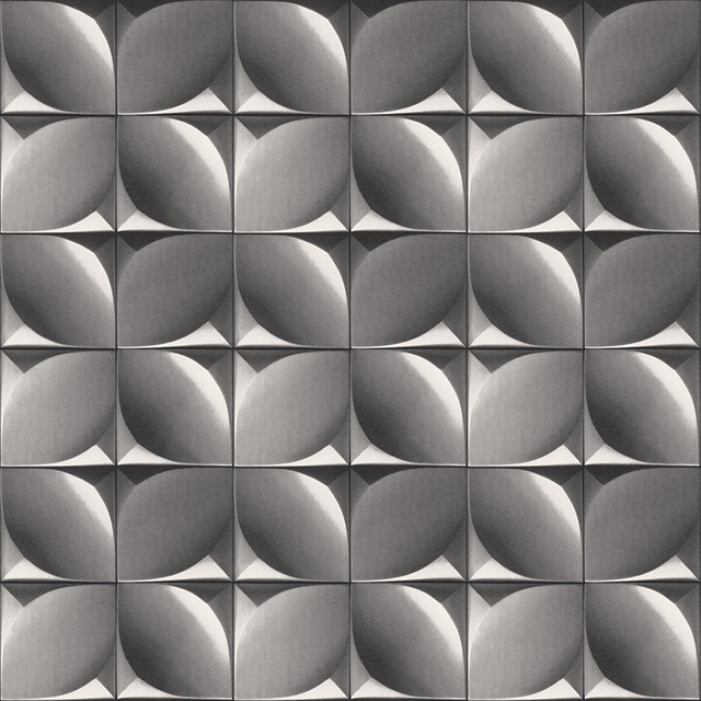 New PVC High Quality Wallpaper 3D Geometric Design