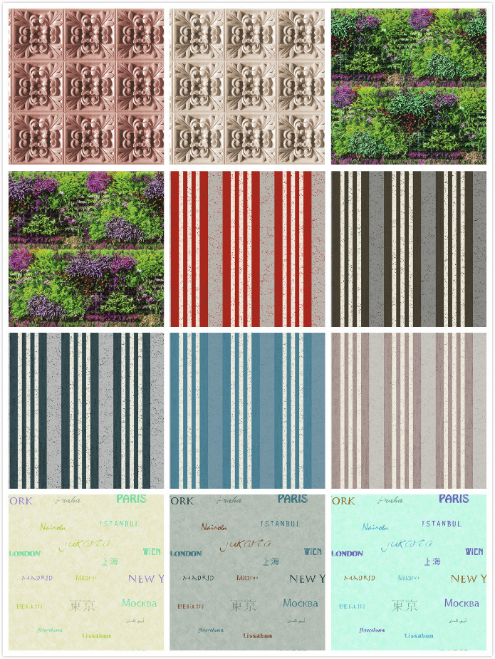PVC 3D Wall Paper Vinyl Wallpaper for Home Decoration