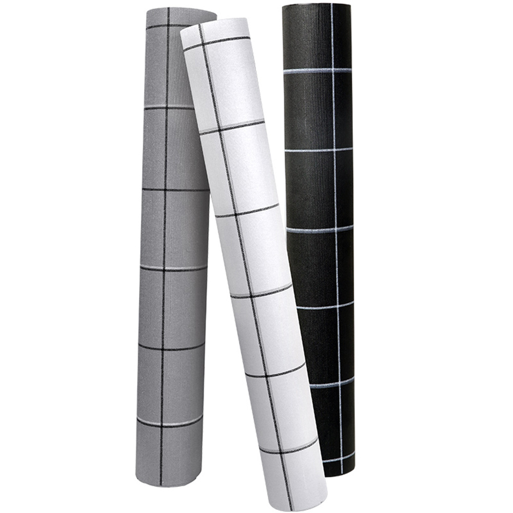 New PVC High Quality Wallpaper Modern Luxury Geometric Lines Design