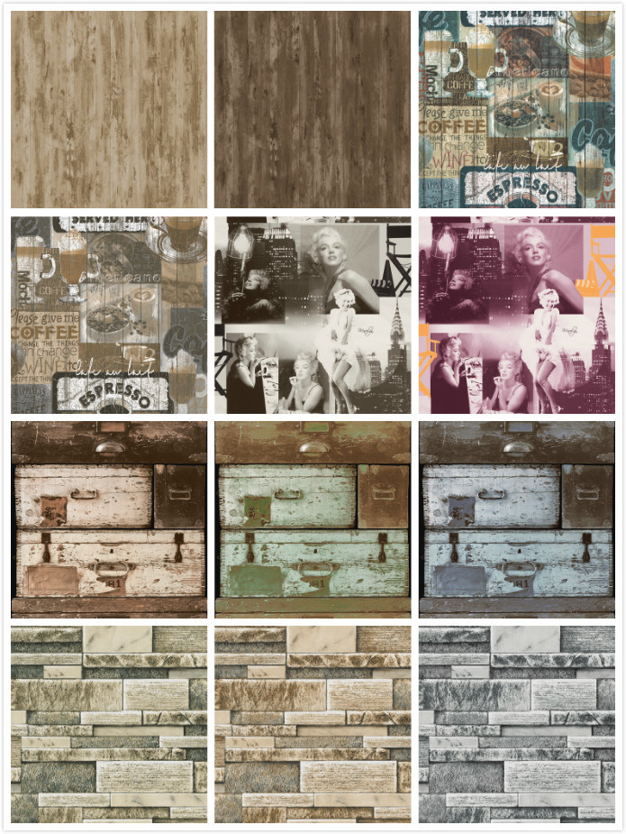 Factory Wallpaper PVC Wall Paper Wall Covering Sticker Vinyl Wallpaper Home Decoration