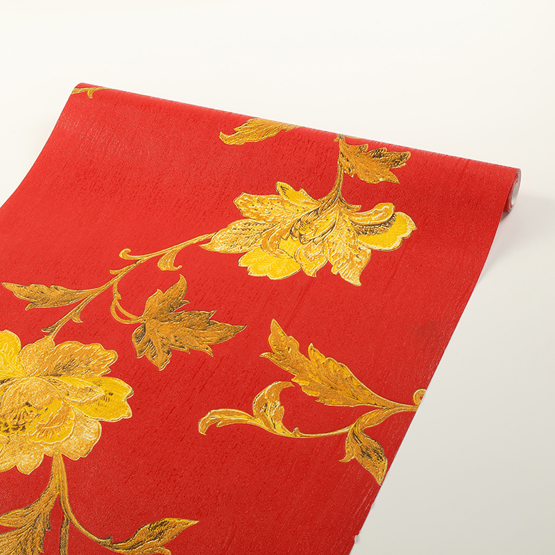 PVC Vinyl Wallpaper Classic Wall Paper Wall Covering for Home Decor