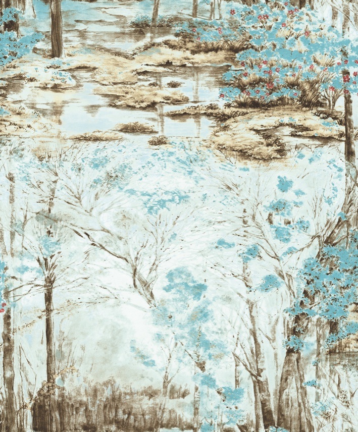 2021 Luxury PVC Oil Painting Design High Quality PVC Wallpaper