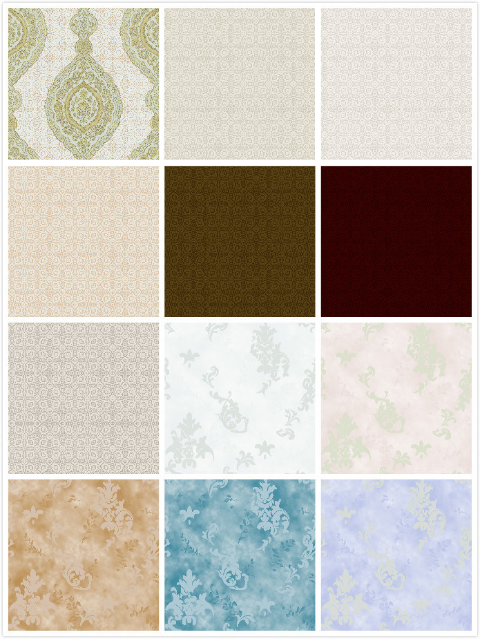 PVC Vinyl Wallpaper Luxury Wall Paper for Living Room