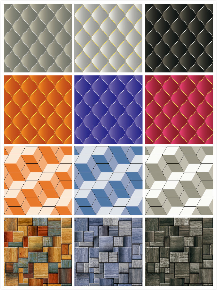 PVC 3D Wallpaper Vinyl Wall Paper for Home Decoration