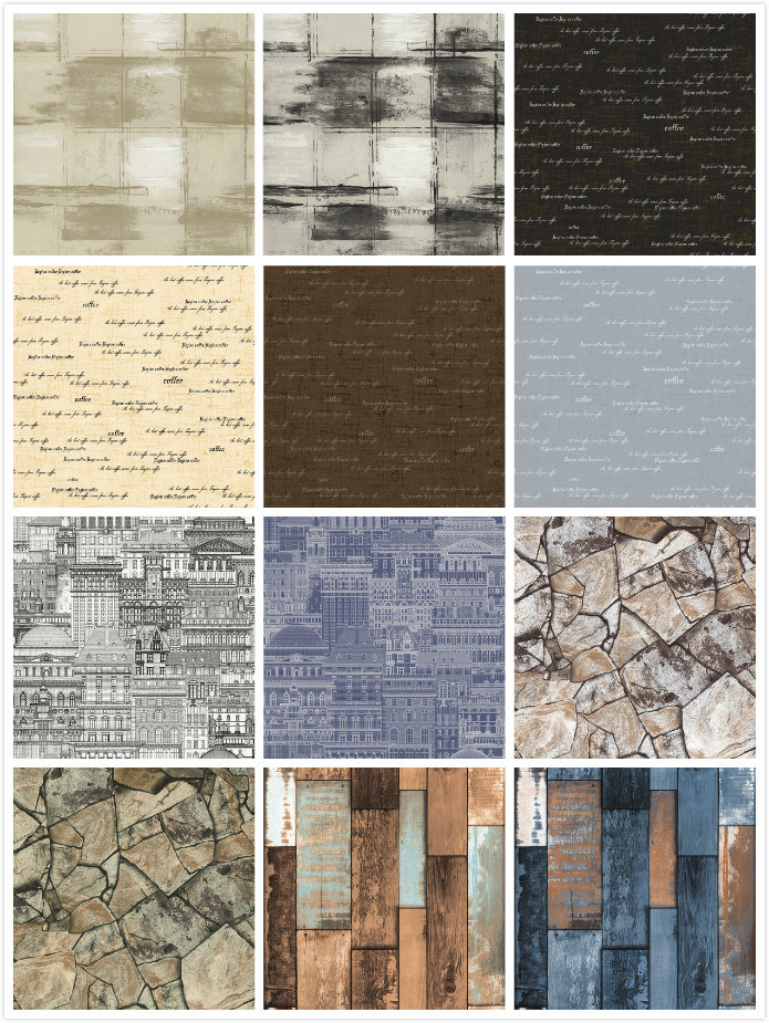 3D Modern Wallpaper High Quality Vinyl Wall Paper