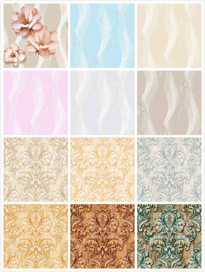 Non Woven Wallpaper Hot Selling Wall Paper for Home Decoration